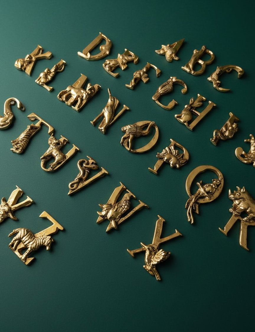 Animal Initial Necklace