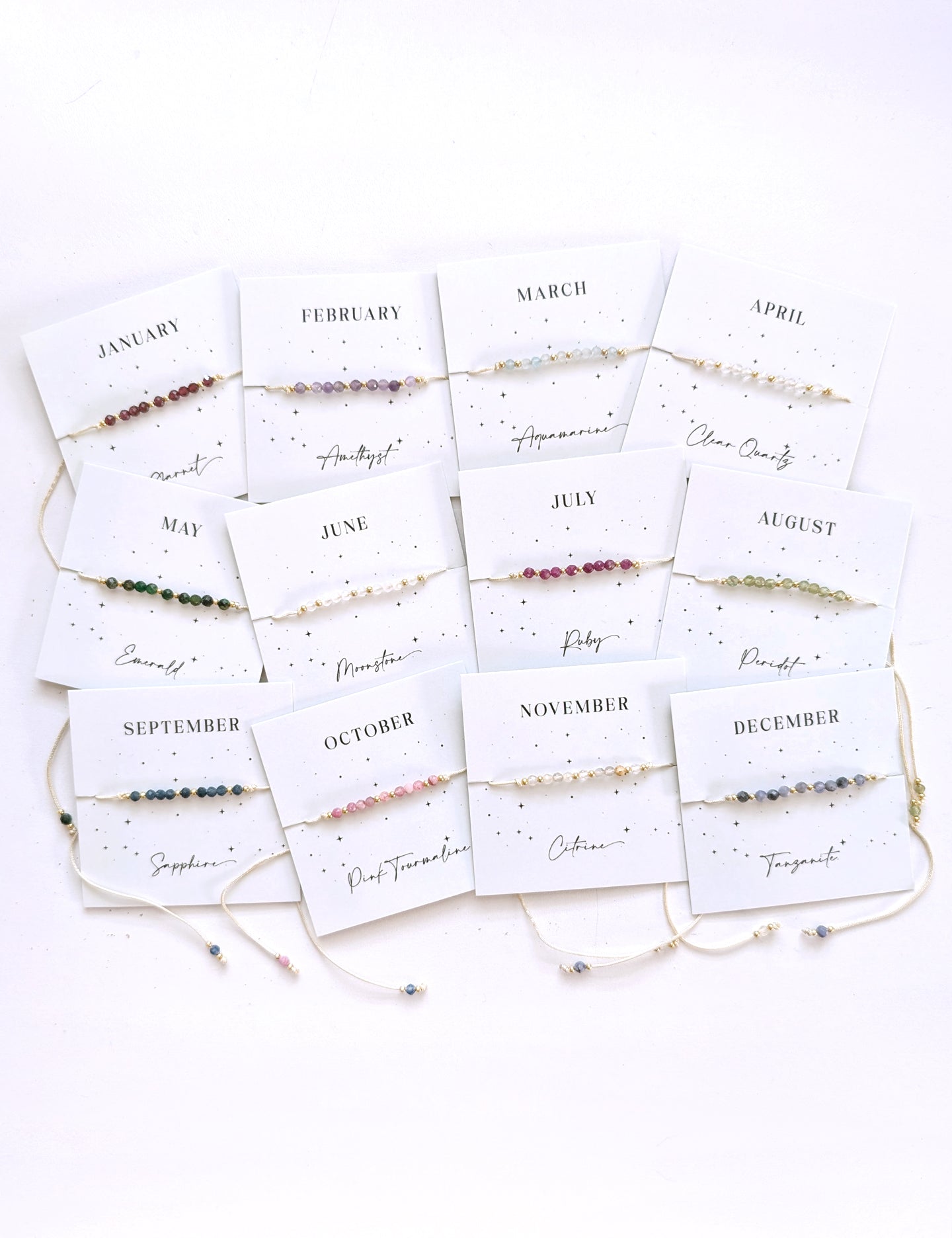 Birthstone Gem Bracelet