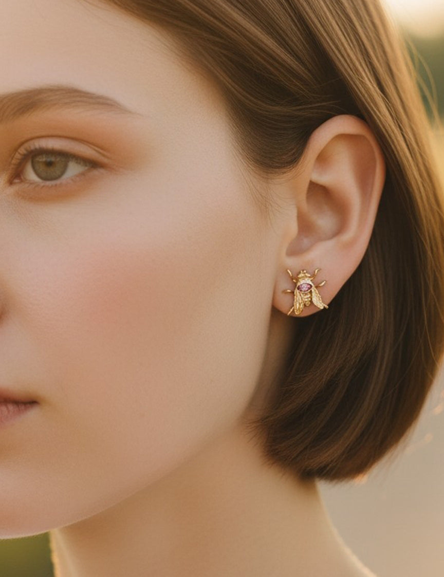 Bug Post Earrings