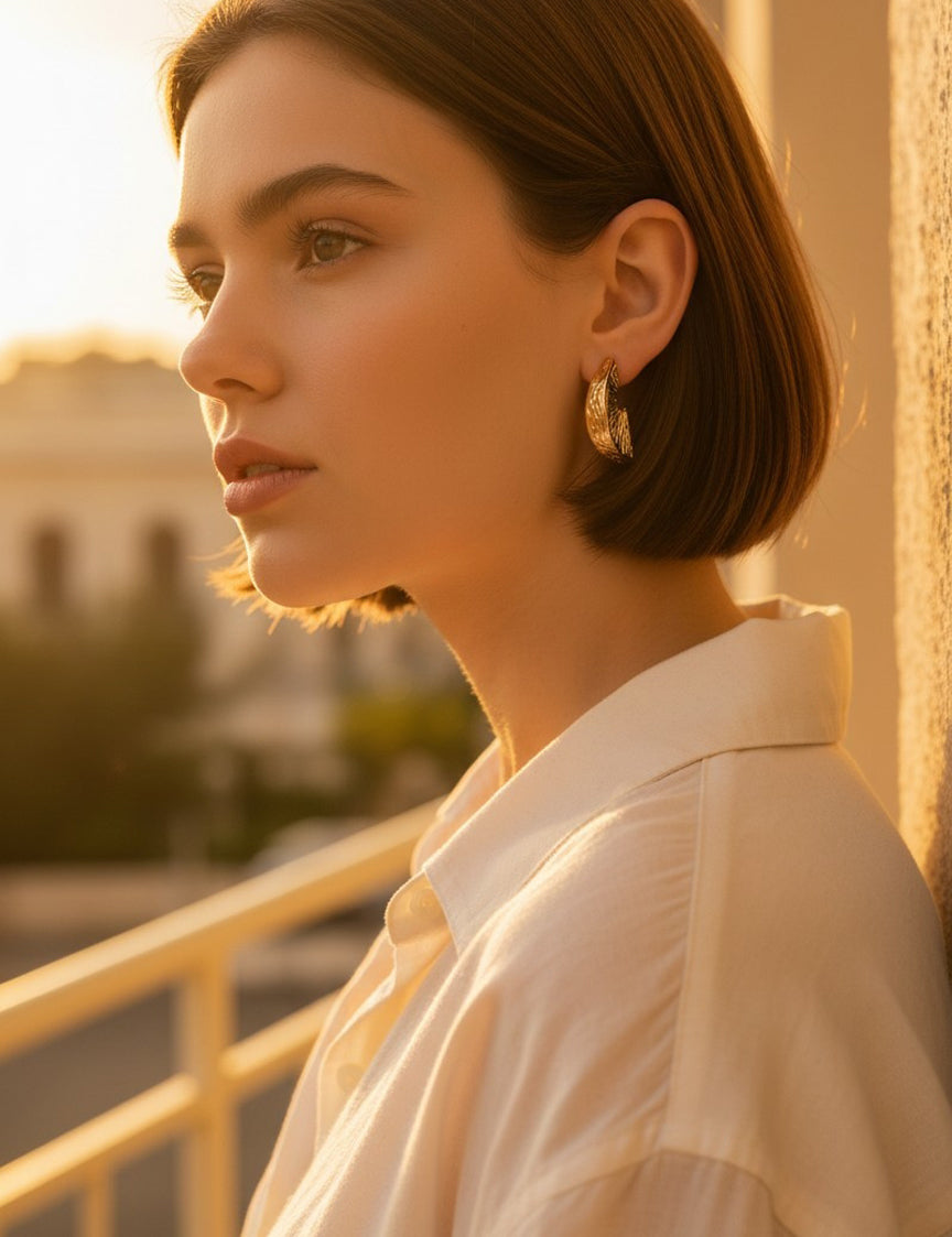 Lemon Slice Earrings