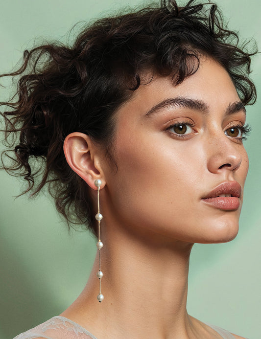Pearl Cascade Earring