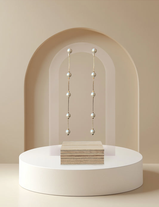 Pearl Cascade Earring
