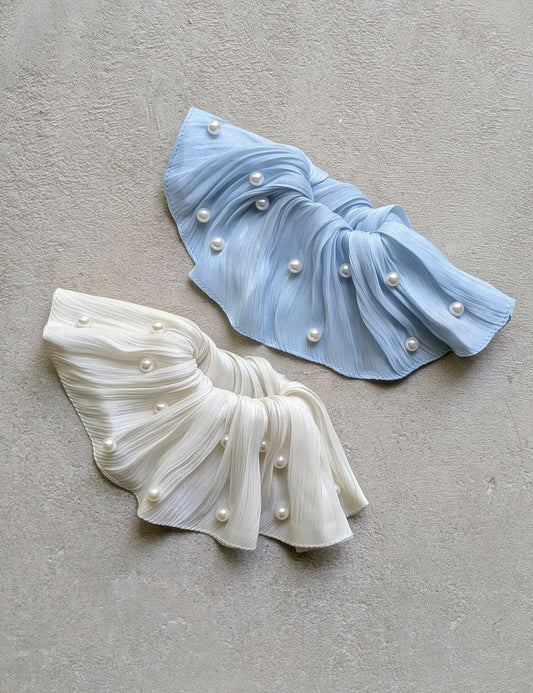 Pearl Duchess Scrunchie