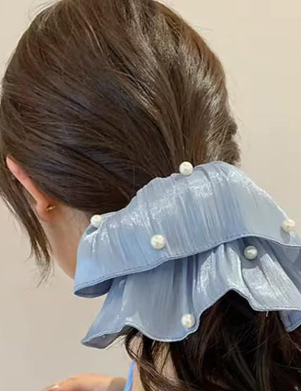 Pearl Duchess Scrunchie