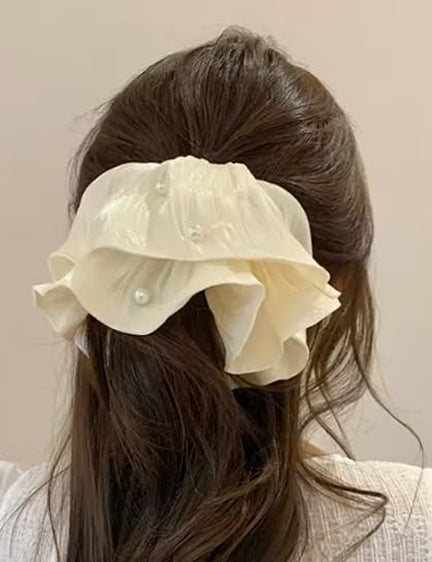 Pearl Duchess Scrunchie