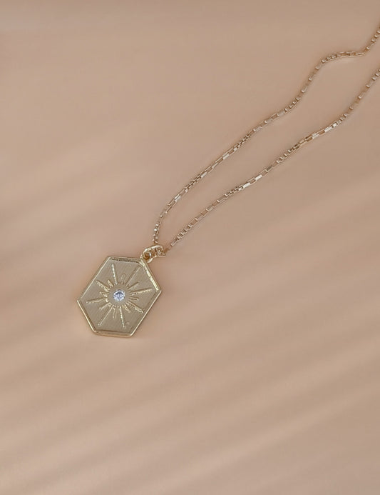Starburst Charm Necklace