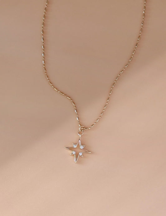 Starburst Charm Necklace