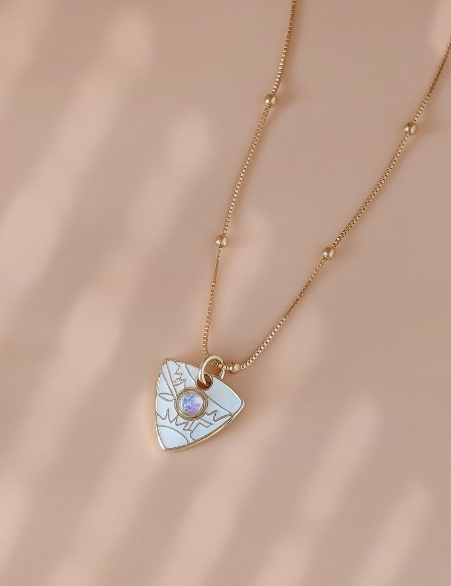 Triangle Charm Necklaces