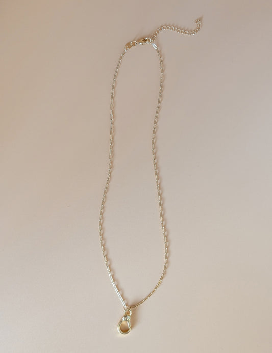 Paperclip Necklace Charm Holder