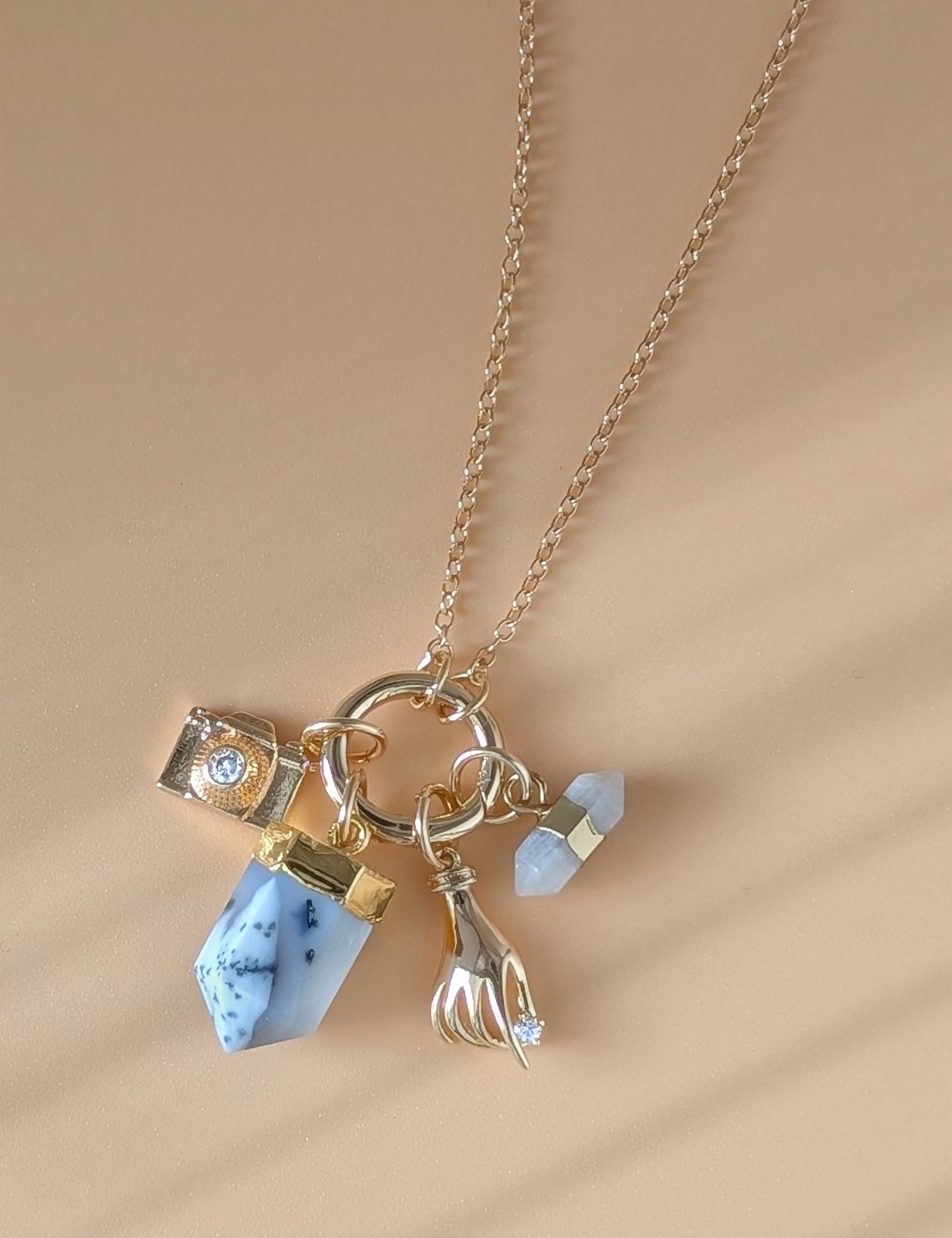 Dendrite Opal Point Charm