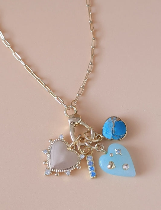 Ombre Crystal Bar Charm