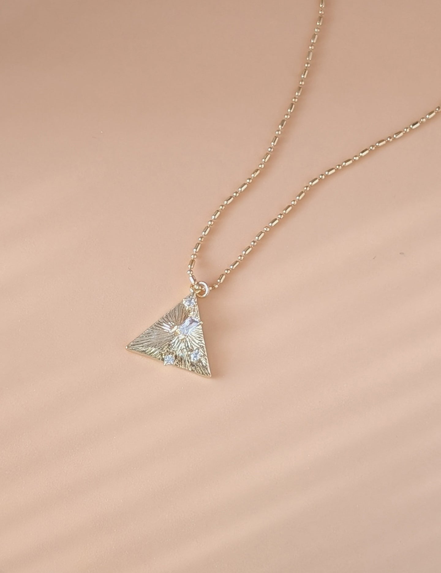 Triangle Charm Necklaces