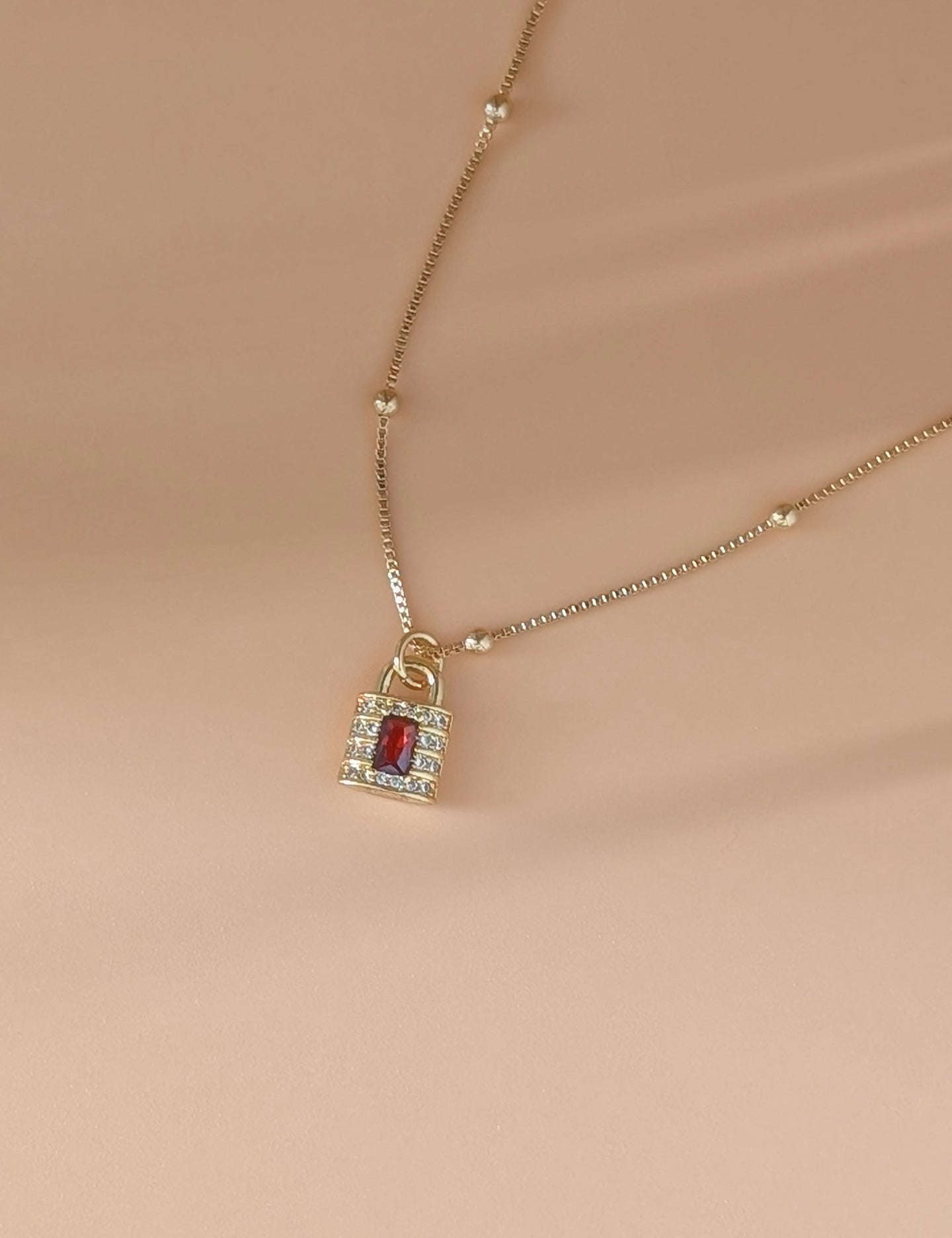 Locked In Charm Necklace