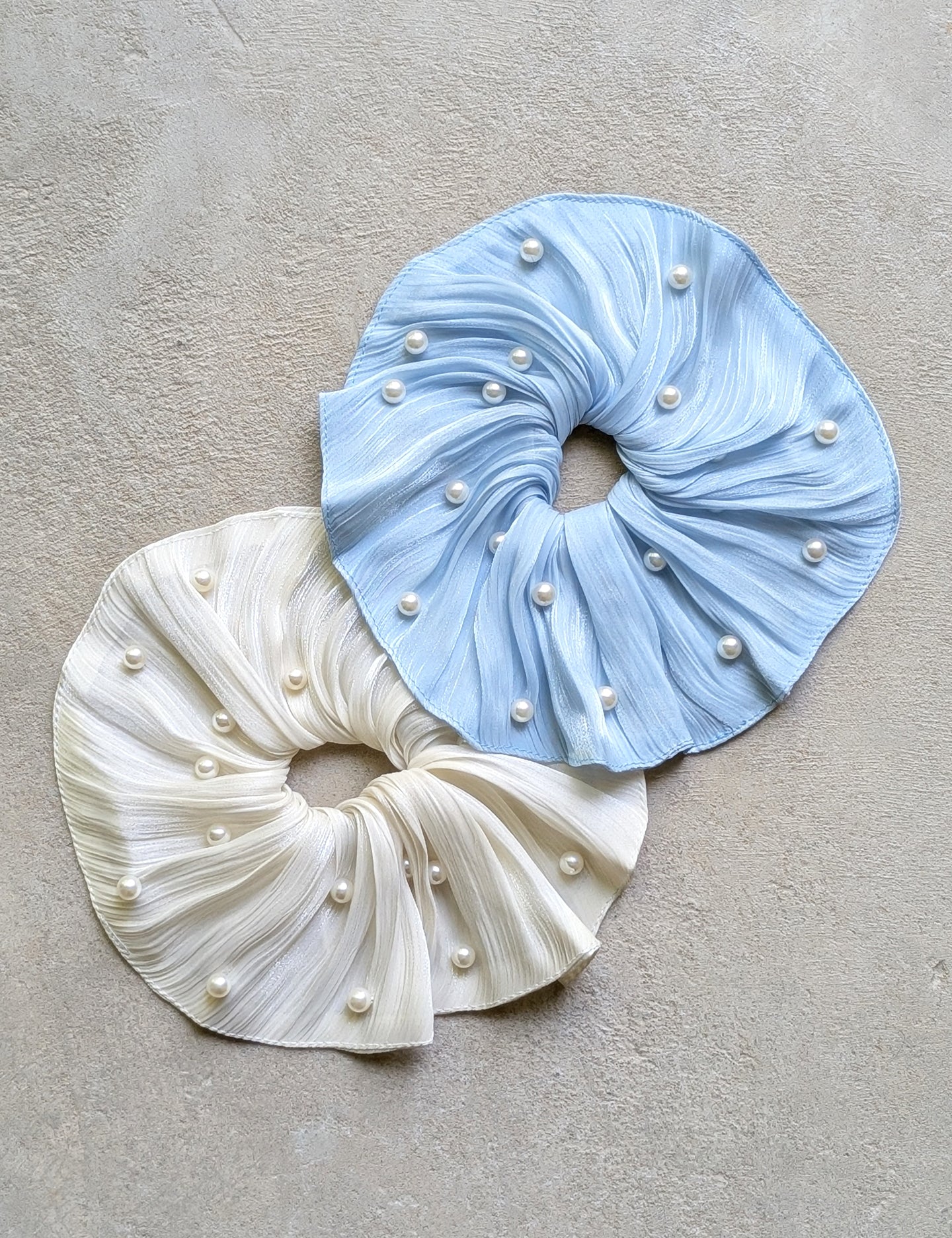 Pearl Duchess Scrunchie