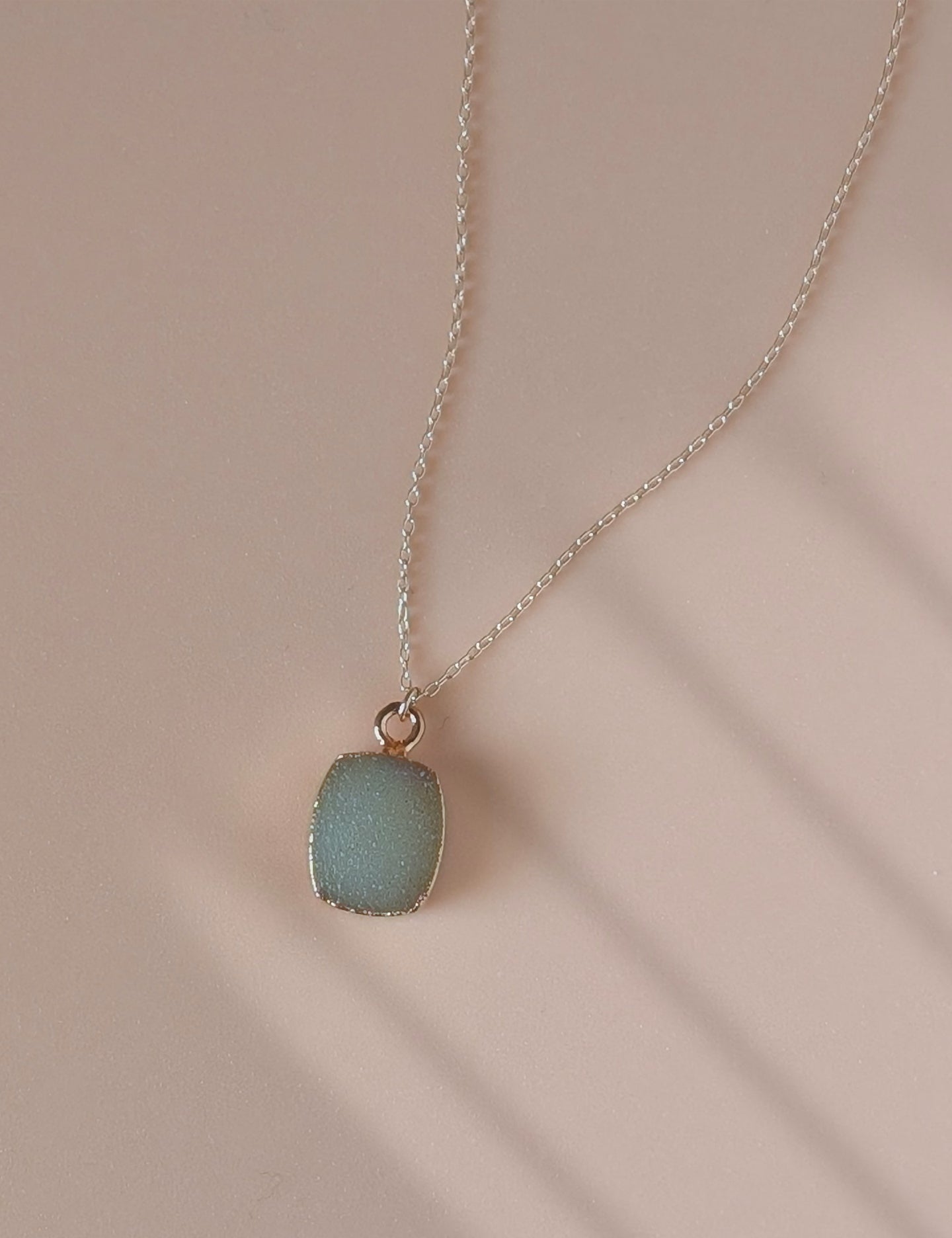 Stone Shape Charm Necklaces