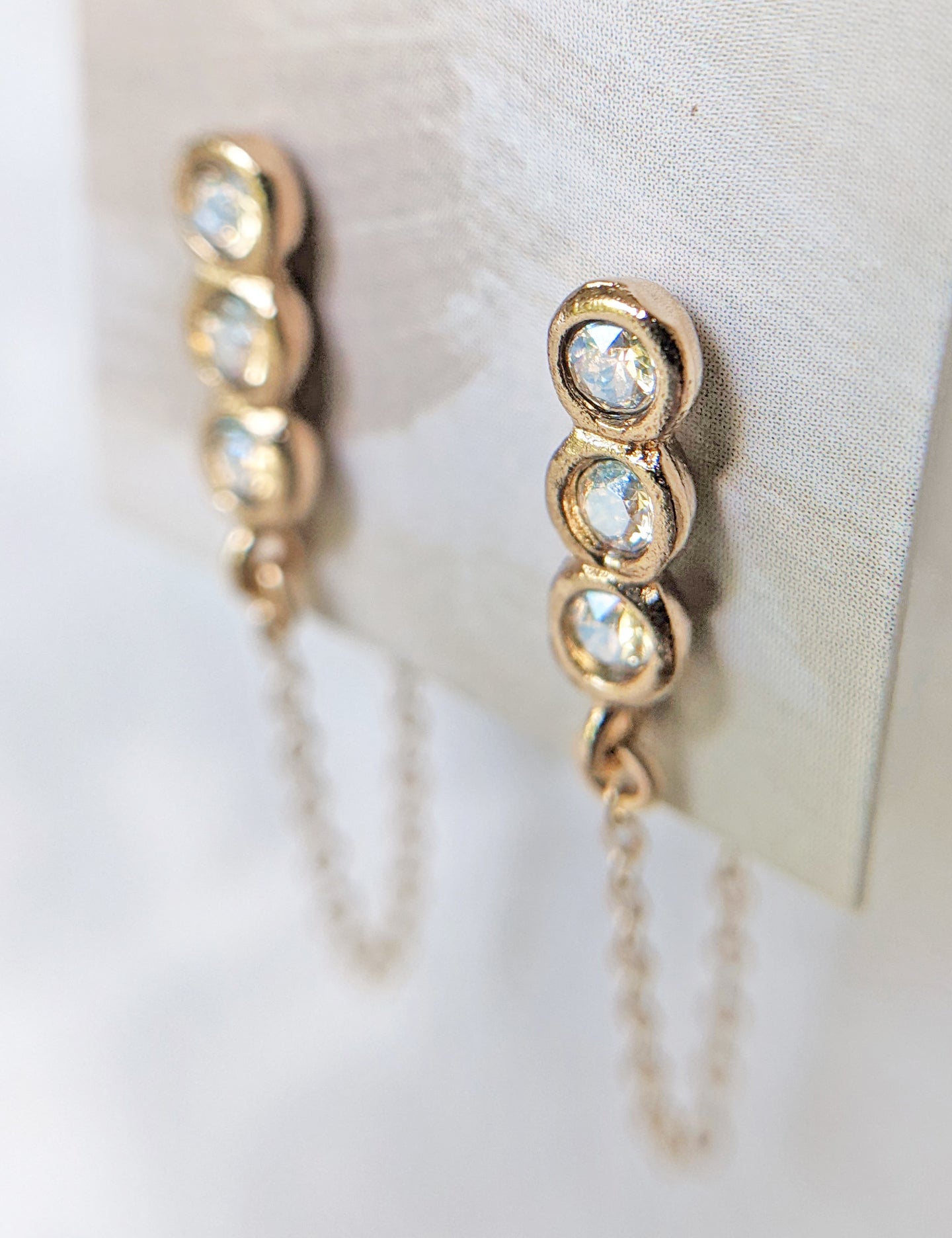 Color Block Birthstone Earrings | More Colors