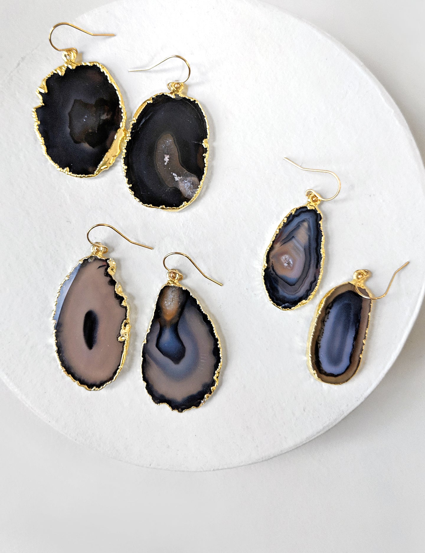 Geode Slice Earrings | MORE COLORS