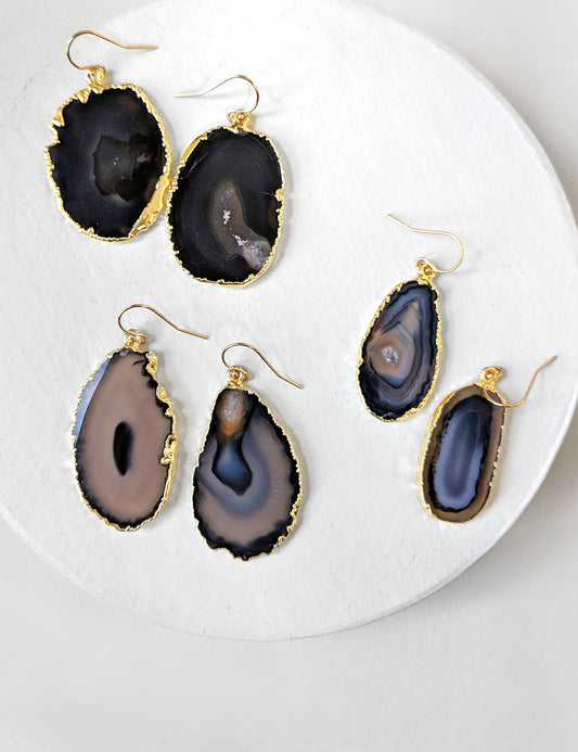 Geode Slice Earrings | MORE COLORS
