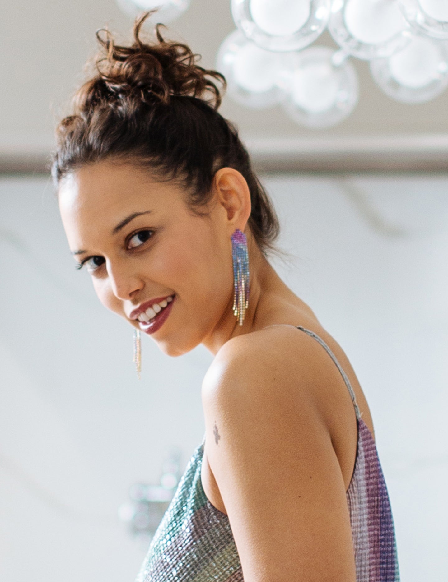 Ombre Fringe Earrings