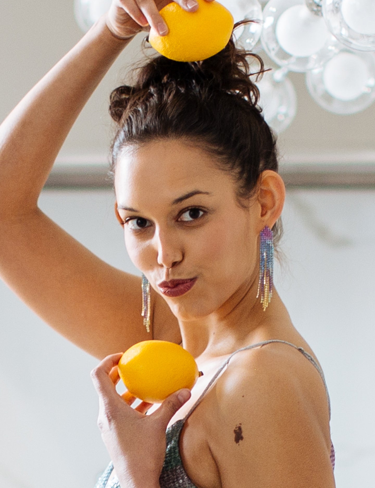 Ombre Fringe Earrings