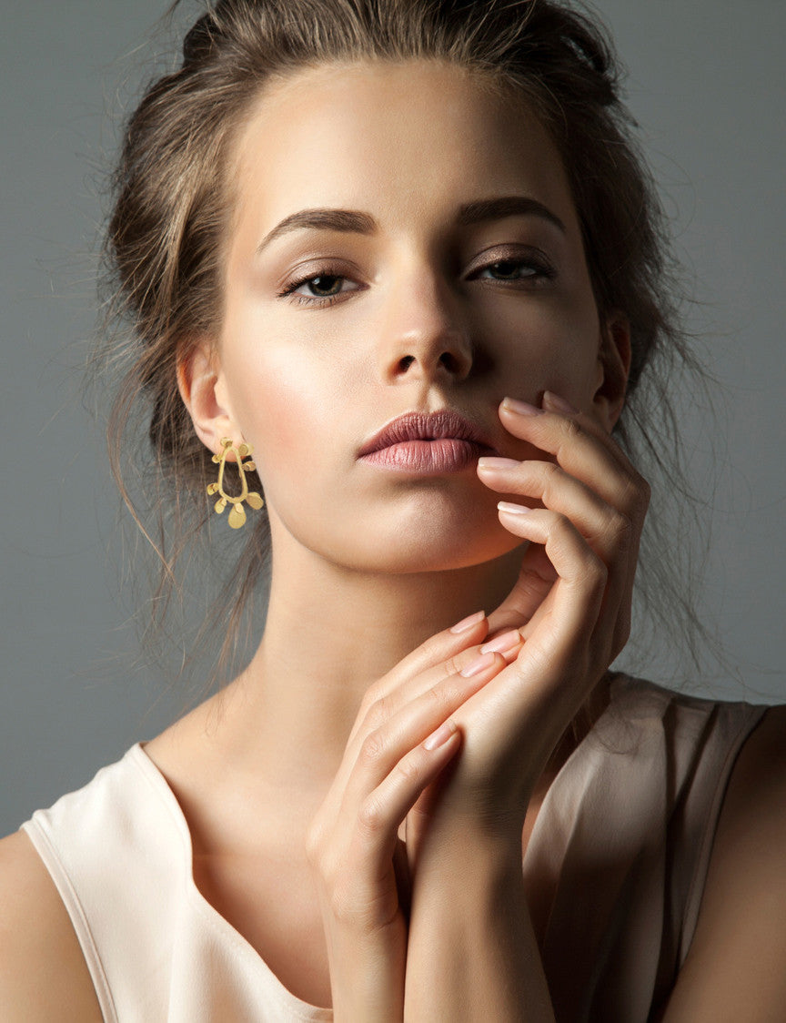 Splatter Hoop Earrings