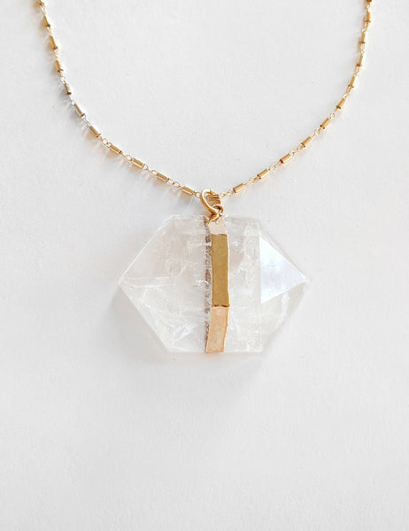 Geometric XL Crystal Necklace
