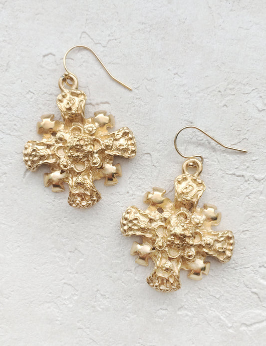 Medieval Shield Earrings