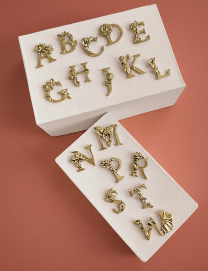 Botanical Initial Necklace