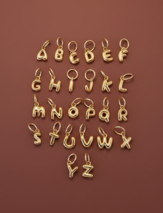 Bubble Letter Charm