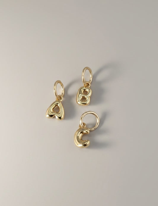 Bubble Letter Charm