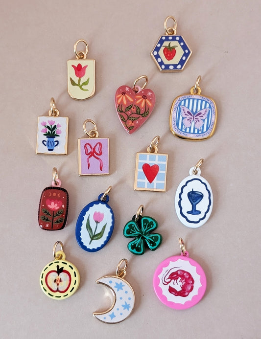 Enamel Charms
