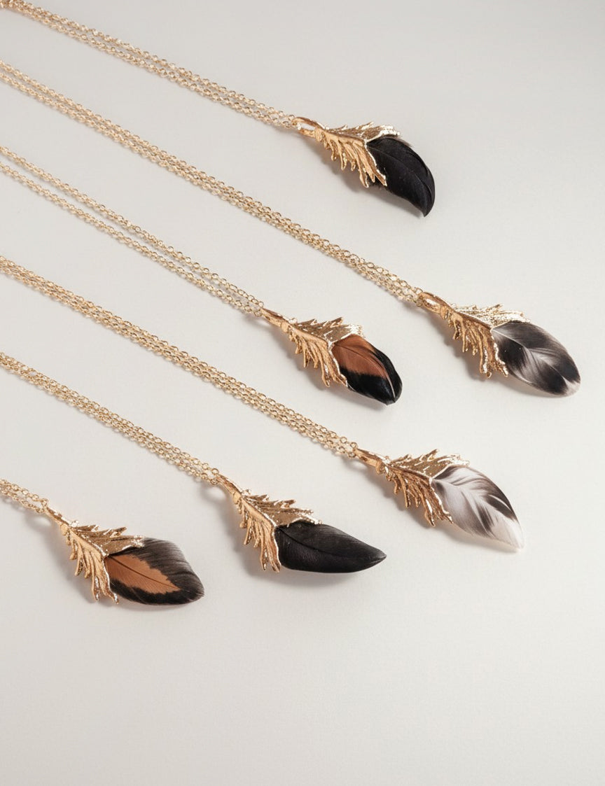 Mini Feather Necklace | More Colors