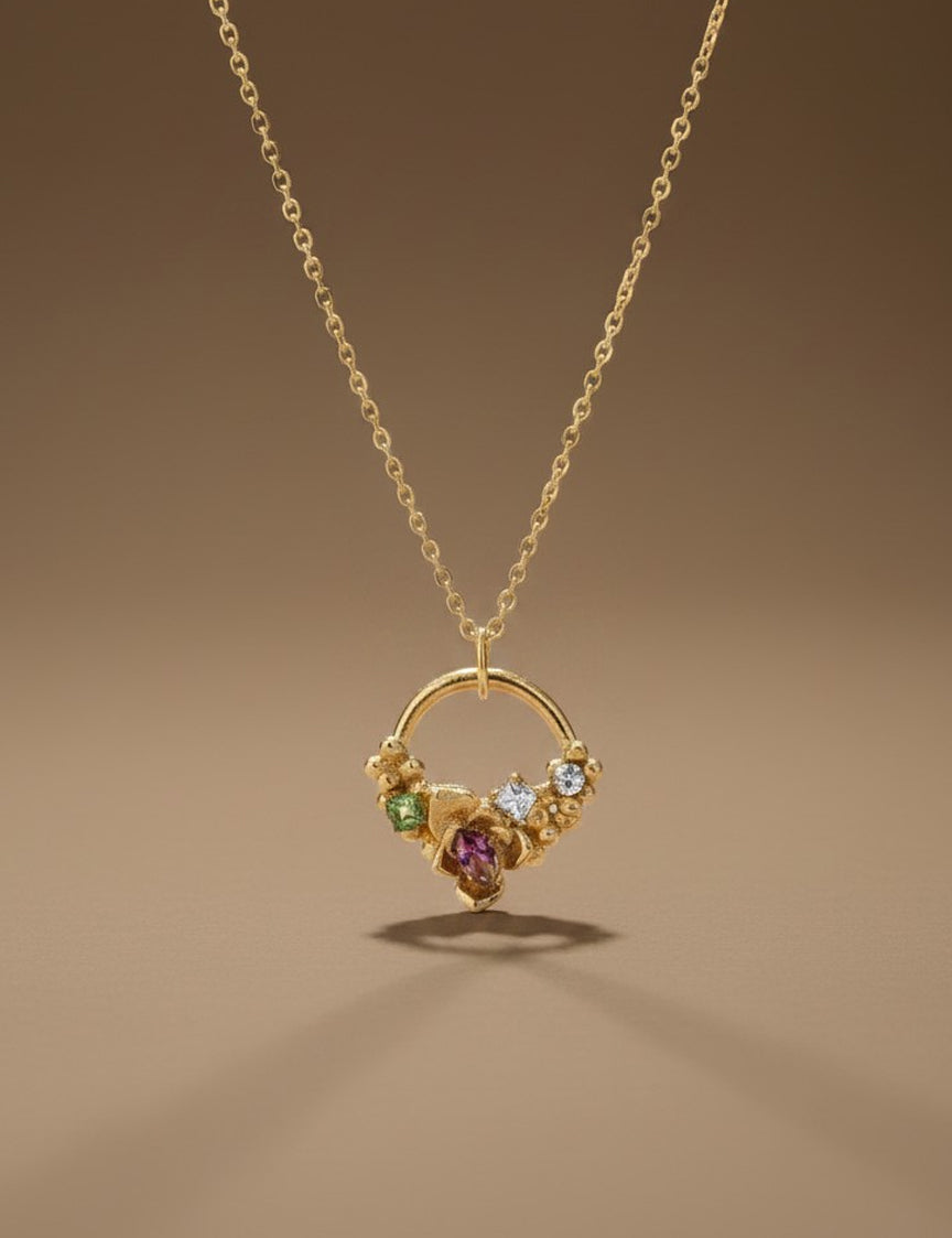 Floral Wreath Necklace