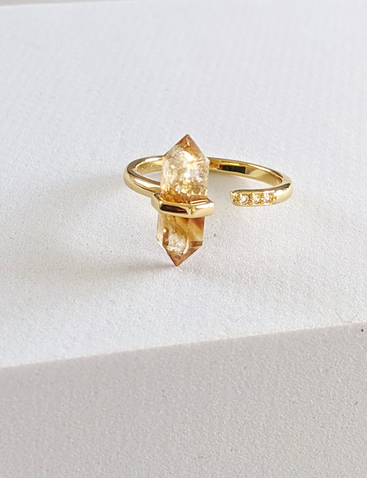 Gemstone Harness Point Ring | More Colors
