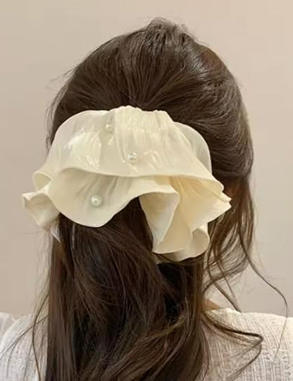 Pearl Duchess Scrunchie