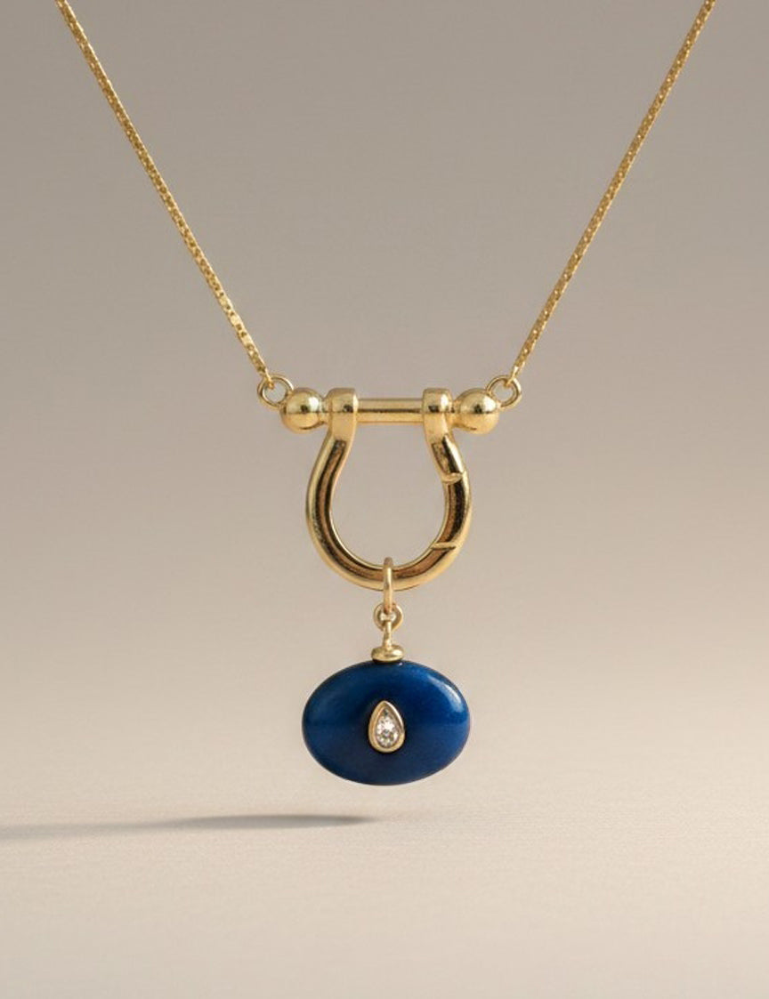 Inset Gemstone Charm - Small | Options