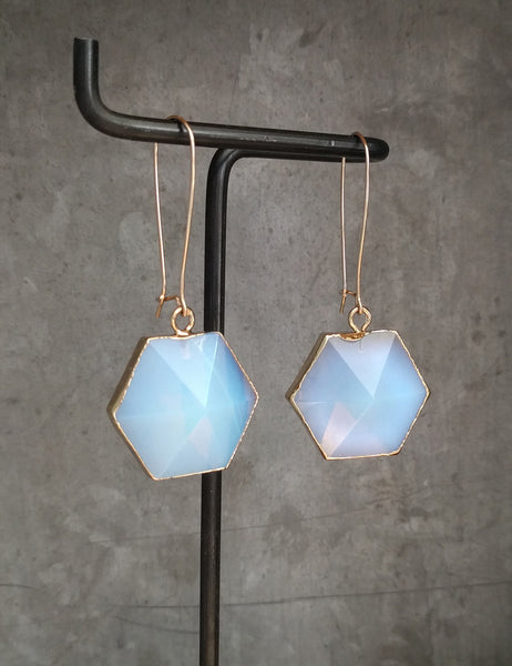 Hexagon Point Earrings | More Colors