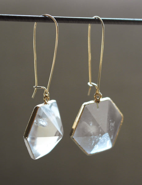 Hexagon Point Earrings | More Colors