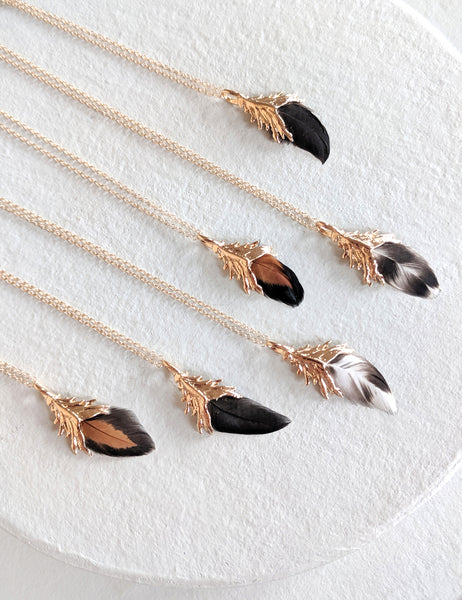 Mini Feather Necklace | More Colors