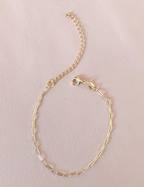 Paperclip Chain Bracelet