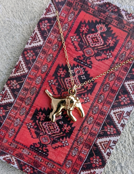 Pups on Rugs Necklace
