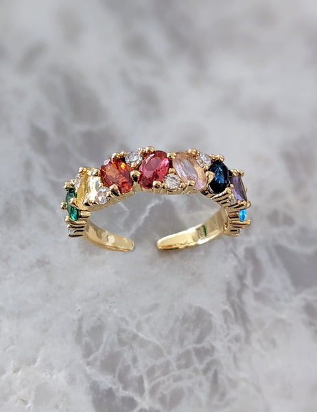 Rainbow Gems Ring