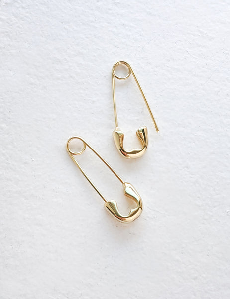 Safety Pin Earrings