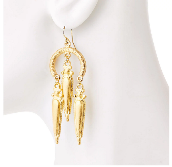 Gilded Arch Earrings