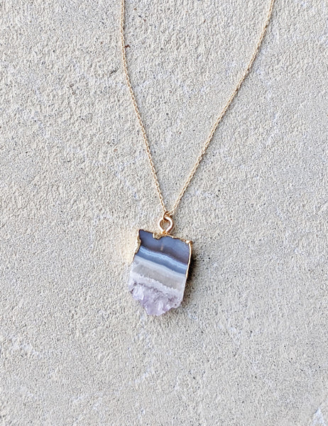 Geode Slab Necklace