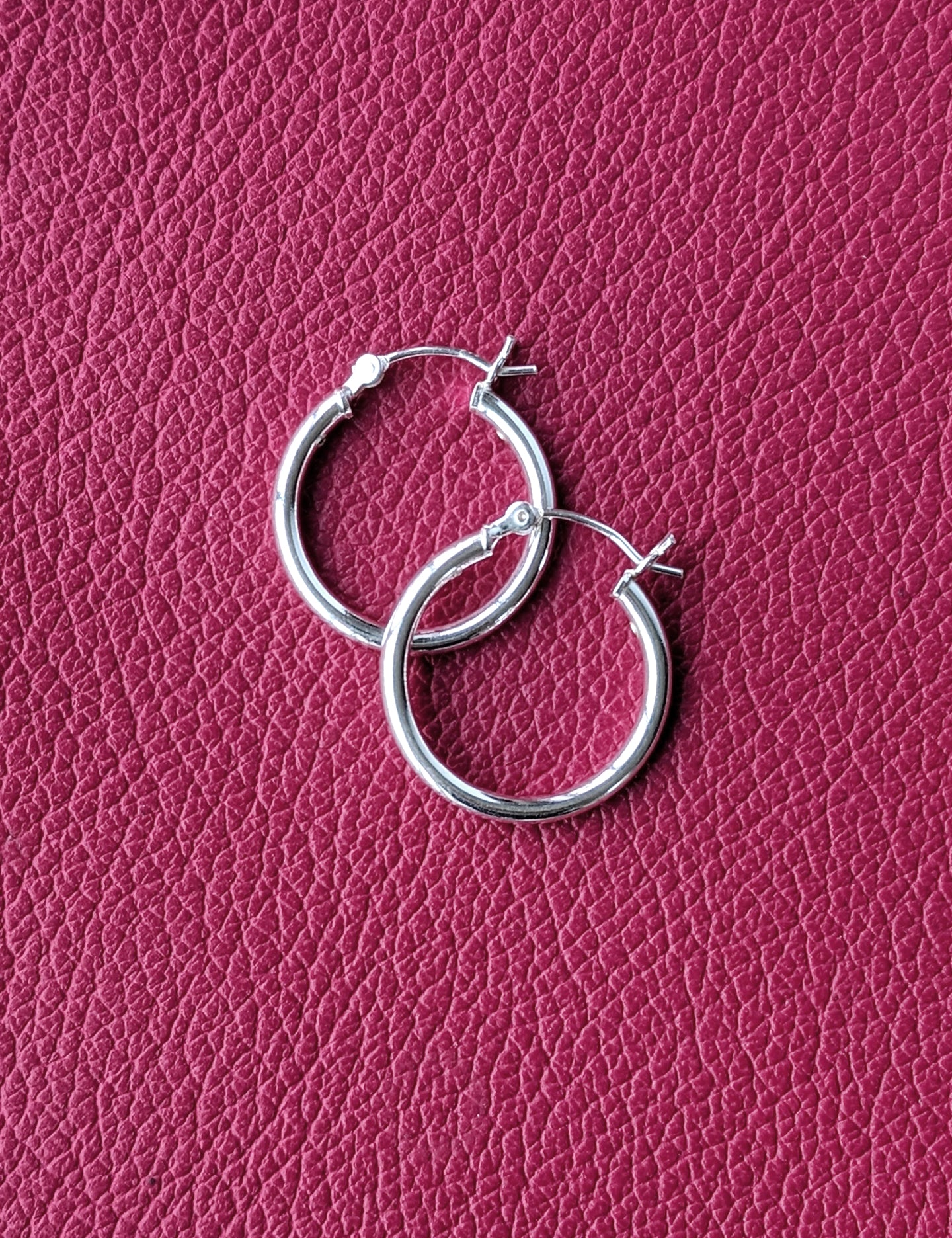 Snap Hoops - Sterling Silver