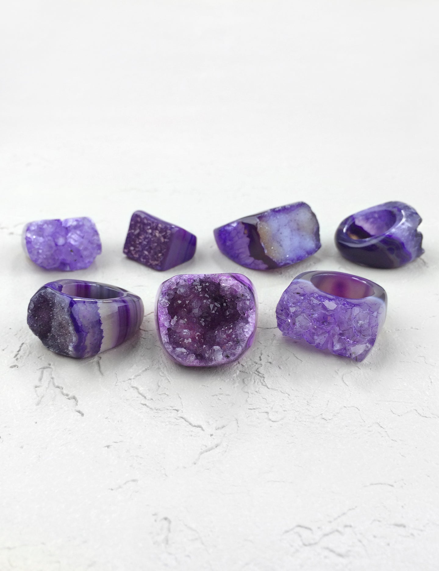 Natural Stone Druzy Ring | More Colors