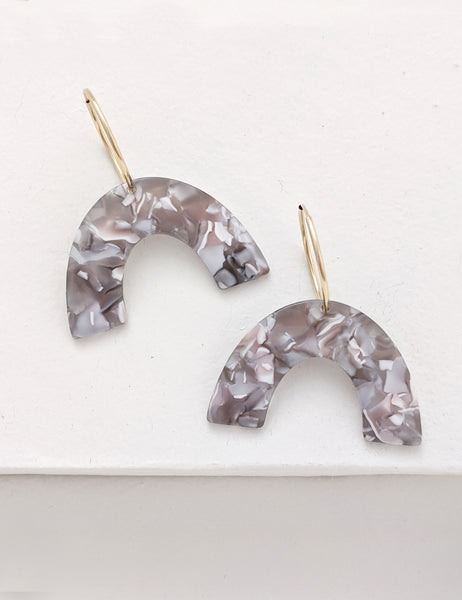 Speckled Arch Hoops