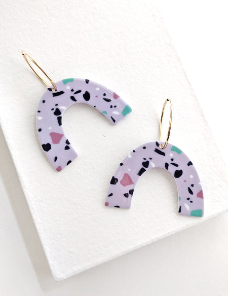 Speckled Arch Hoops